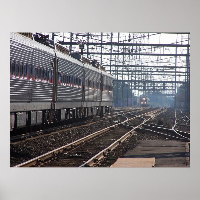 Póster Reunión De Tardía En Los Trenes Regionales De La S (Frente)