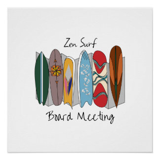 Póster Reunión de Zen Surf Board