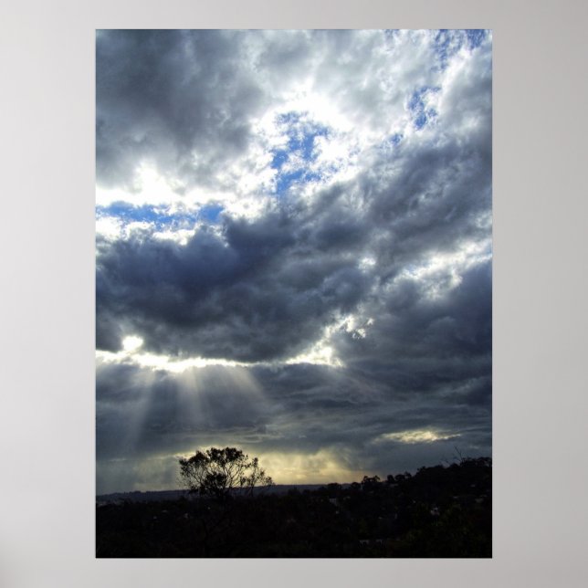 Póster Reunión del Poster de las nubes (Frente)