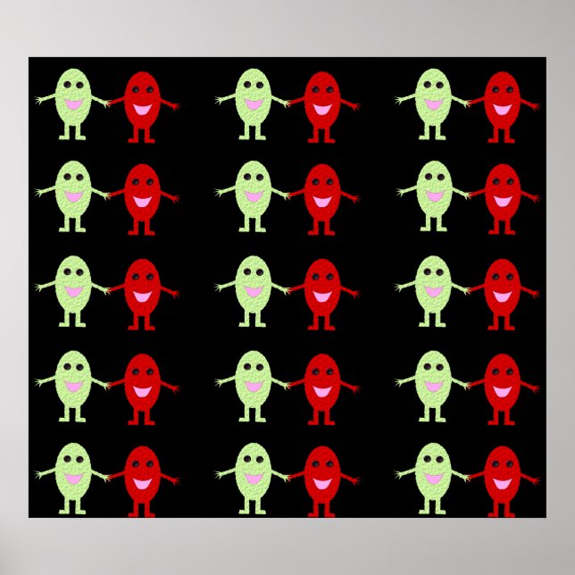 Póster Reunión del Poster de uvas (Frente)