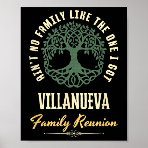 Póster Reunión Familiar 2025 Diseño Combinable - Villanue