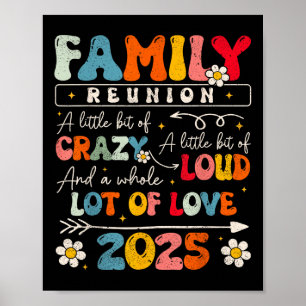 Póster Reunión Familiar 2025 Divertida Entre Familias No 