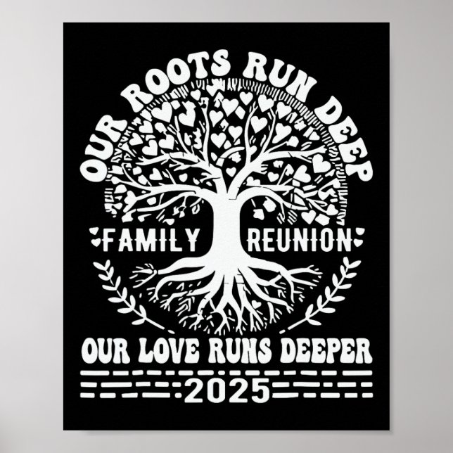 Póster Reunión Familiar 2025 Nuestras Raíces Corren Profu (Frente)