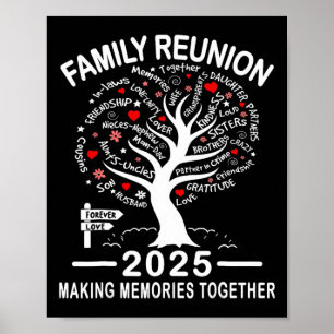 Póster Reunión familiar 2025 Reunión de familia de camise
