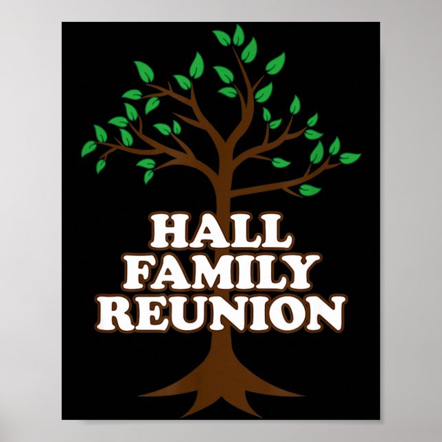 Póster Reunión Familiar de Family Tree Hall (Frente)