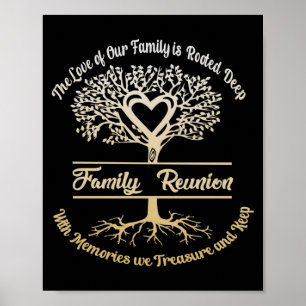 Póster Reunión familiar El Amor De Nuestra Familia