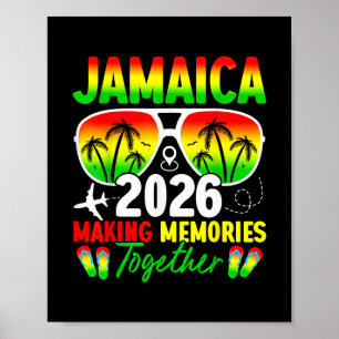 Póster Reunión Familiar Jamaica 2026 Vacaciones Creando R