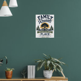 Póster Reunión Familiar Juntos Es Nuestro Lugar Favorito