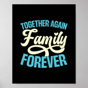 Póster Reunión Familiar Reunión de Vacaciones Divertida A