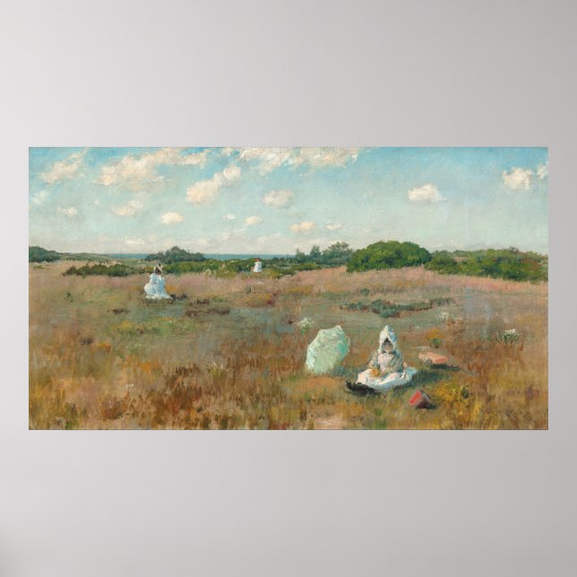 Póster Reunión Flores de otoño, 1894-5 (aceite sobre lien (Frente)