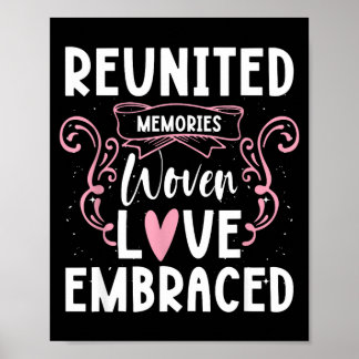 Póster Reunited Memories Woven Love Embraced Family