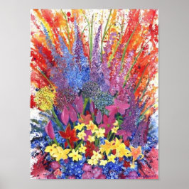 Póster Reusable Alaskan Wildflower Poster