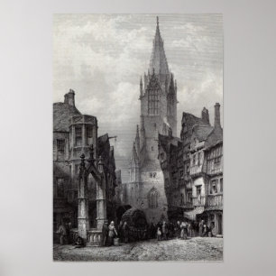 Póster Reutlingen, grabado por J.J. Crew