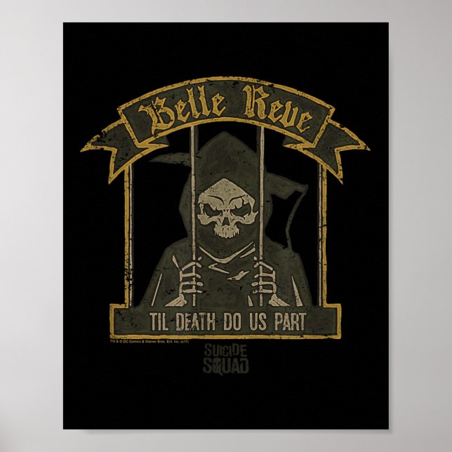 Póster Reve de Suicidio de Escuadrón de Belle (Frente)