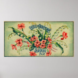 Póster Reveil De Printemps Soap LabelParis, Francia