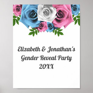 Póster Revelación de género de Rose Bouquet