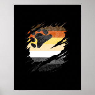 Póster Revelación de la bandera del orgullo gay