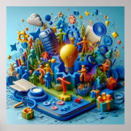 Póster Revelaciones radiantes: Gran paro de bombilla