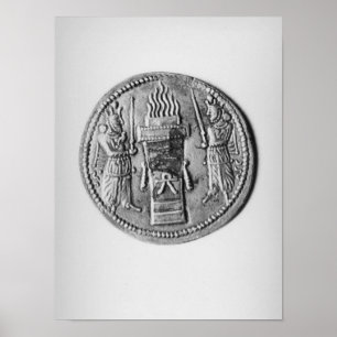 Póster Reverse of a coin of Shapur II