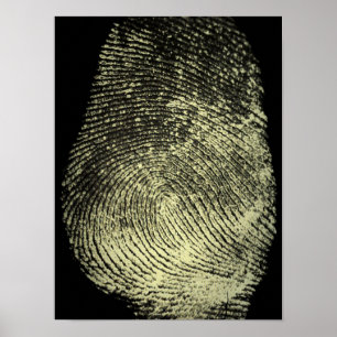 Póster Reversed Loop Fingerprint