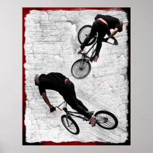 Póster Revertir BMX, derechos de autor Karen J Williams