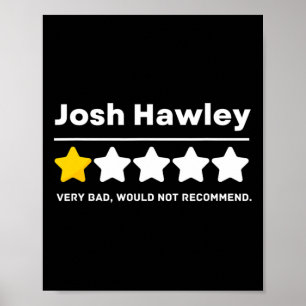Póster Revisión de Byd Josh Hawley Missouri Pro Demócrata