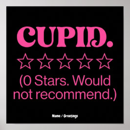 Póster Revisión de Cupido 0 Estrellas No Recomiendo Diver