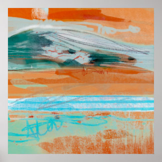 Póster Revisión de la meditación 1 - Resumen de la pintur