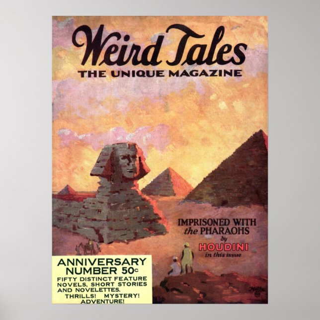 Póster Revista de Cuentos Raras MAY 1924 (Frente)