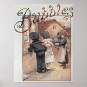 Póster Revista de las "burbujas" de la publicidad de