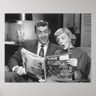 Póster Revista de lectura de parejas