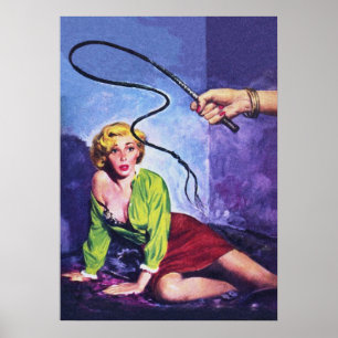 Póster Revista de pulpa de amante homosexual de contenido