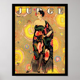 Póster Revista del Juez Art Deco 1926