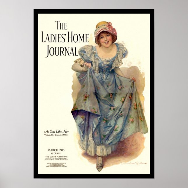 Póster Revista KRW Vintage Ladies Home Journal 1915 (Frente)