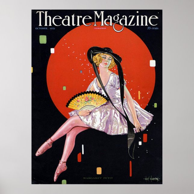Póster Revista Teatral Octubre 1921 (Frente)