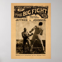 Revista Vintage Jack Johnson vs Jim Jeffries
