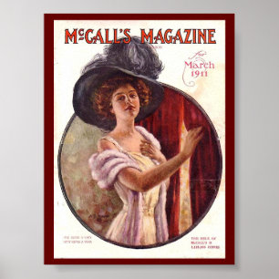 Póster Revista Vintage McCall Marzo 1911