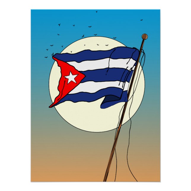 Póster ¡Revolución Cubana! (Anverso)