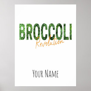 Póster Revolución de brócoli Vegetales Vegetales y vegeta