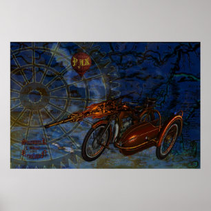 Póster Revolución de Steampunk