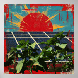 Póster Revolución del sol - Poster de Solarpunk