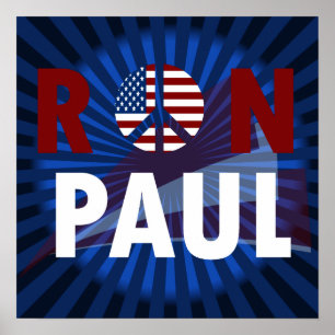 Póster Revolución Ron Paul 2012