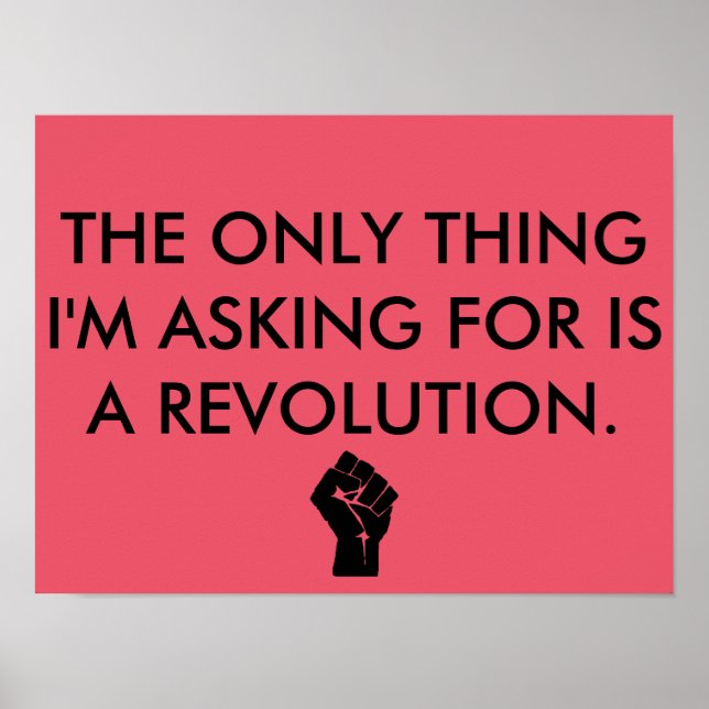 Póster Revolution poster (Frente)