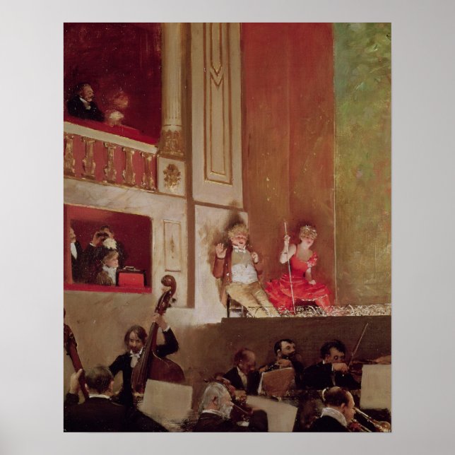 Póster Revue en el Teatro des Varietes, c.1885 (Frente)