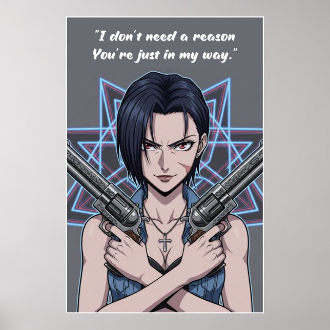 Póster Revy – Black Lagoon Quote Poster (Frente)