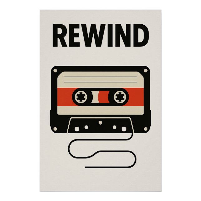 Póster REWIND – Le retour en arrière (Anverso)
