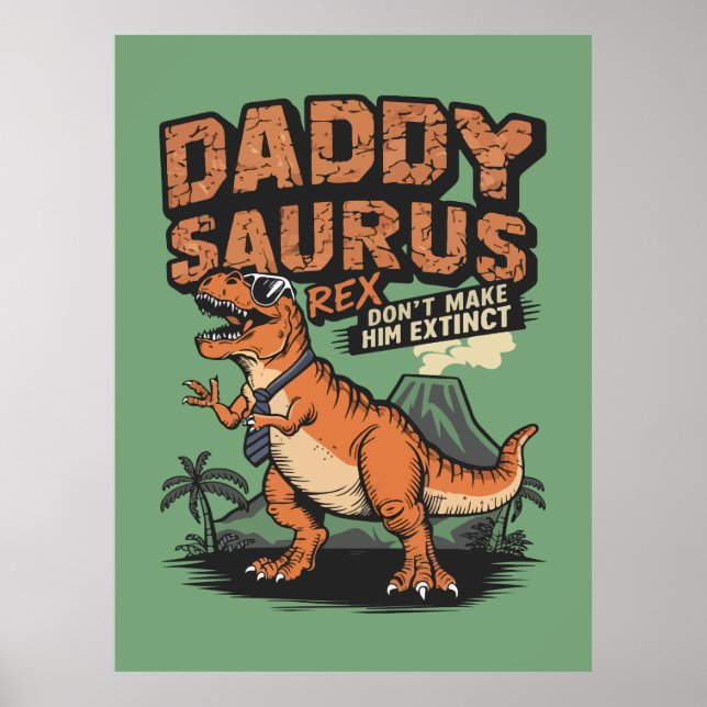Póster Rex Daddysaurus - La leyenda prehistórica de Guay (Frente)
