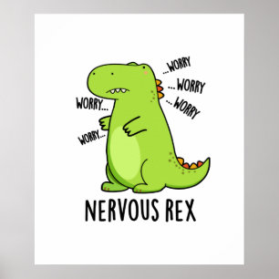Póster Rex Funny Dinosaur TRex Pun