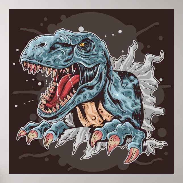 Póster Rex Tyrannosaurus (Frente)