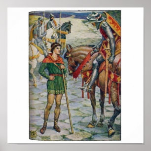 Póster Rey Arturo Questions Percival